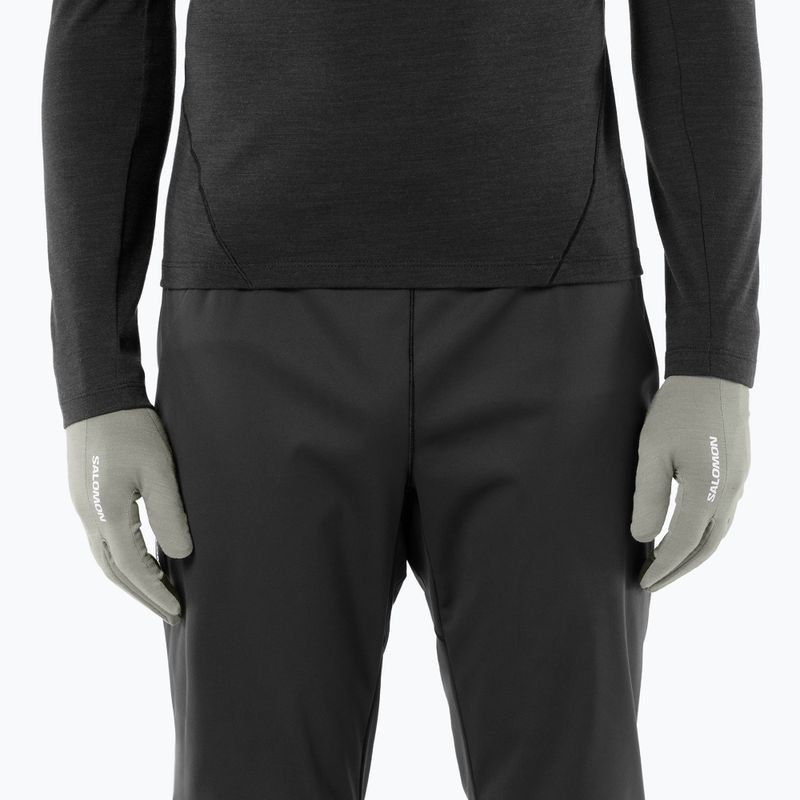 Guanti da corsa Salomon Merino Gloves castor gray 4