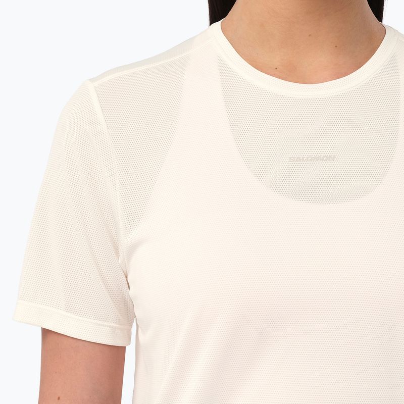 Maglia da running da donna Salomon Shakeout Core GFX SS Tee whisper white/pink frosting 3