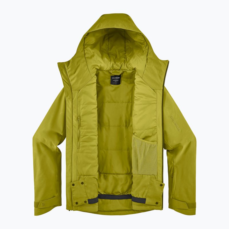 Giacca da sci da uomo Salomon Highland cardamon seed 8
