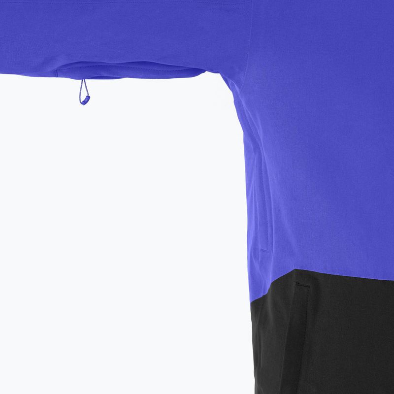 Giacca da sci da uomo Salomon Highland clematis blue/deep black 5