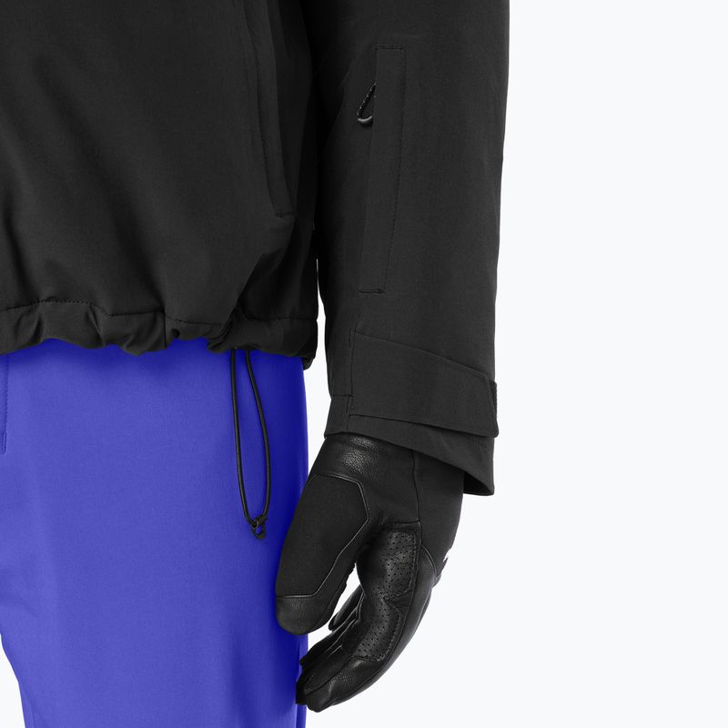 Giacca da sci da uomo Salomon Highland clematis blue/deep black 6