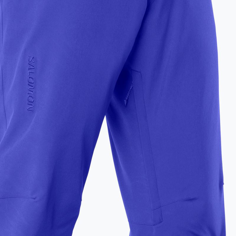Pantaloni da sci da uomo Salomon Edge clematis blue 4