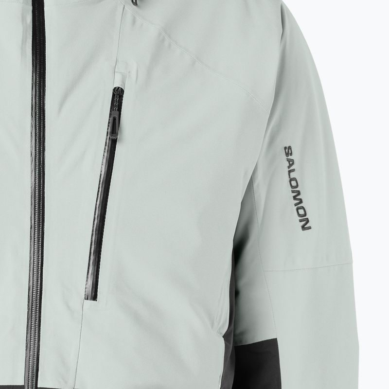 Giacca da sci da uomo Salomon Brilliant 2.0 wrought iron/deep black 4