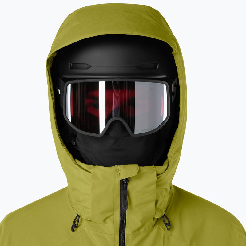 Giacca da sci da uomo Salomon Brilliant 2.0 cardamon seed/deep black 3