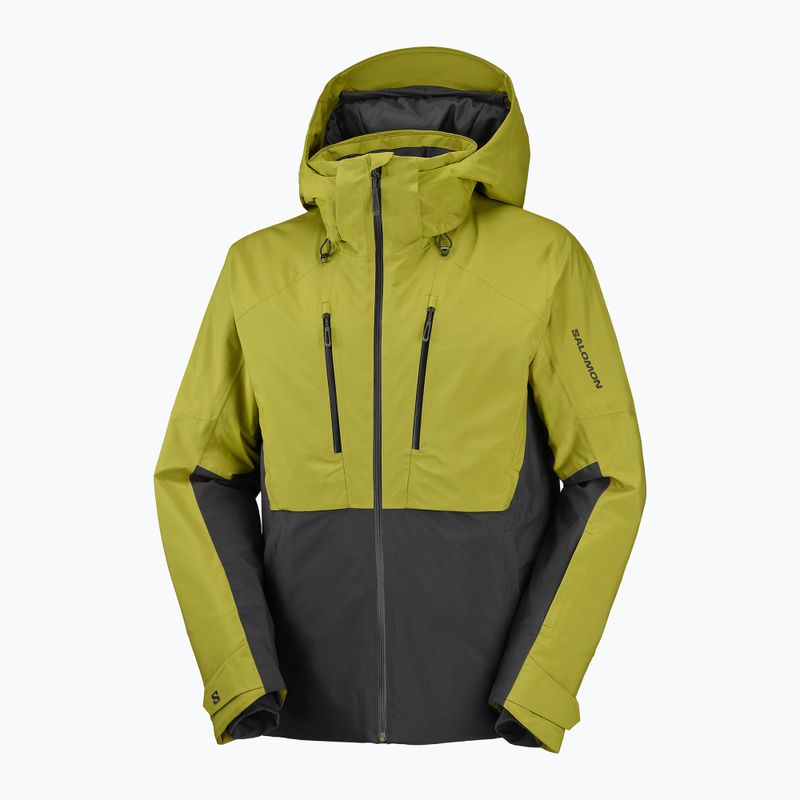 Giacca da sci da uomo Salomon Brilliant 2.0 cardamon seed/deep black 7