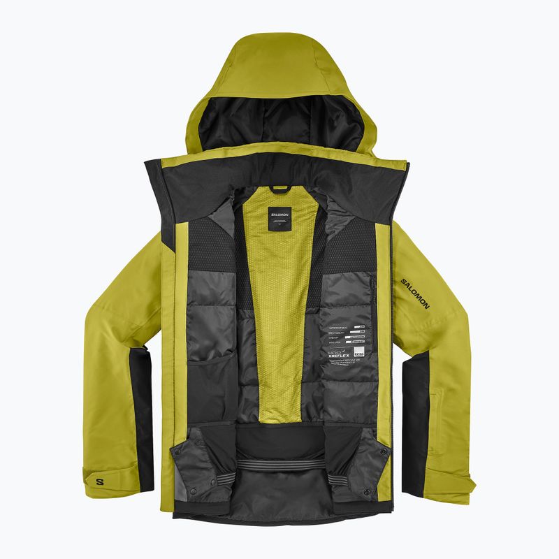 Giacca da sci da uomo Salomon Brilliant 2.0 cardamon seed/deep black 8