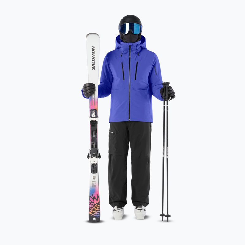 Giacca da sci da uomo Salomon Brilliant 2.0 clematis blue 2