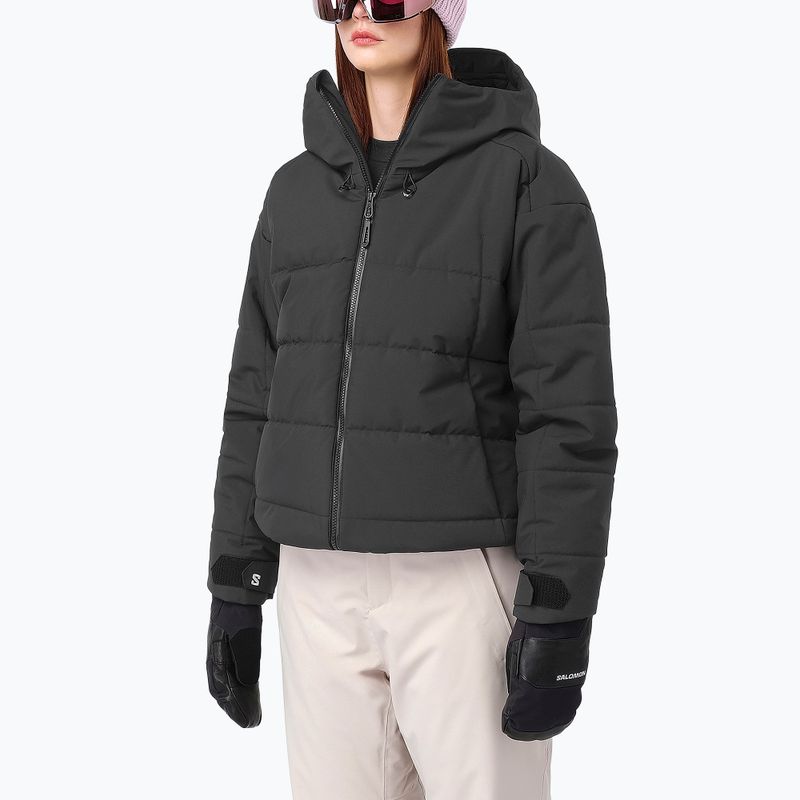 Giacca da sci da donna Salomon Whitelight deep black