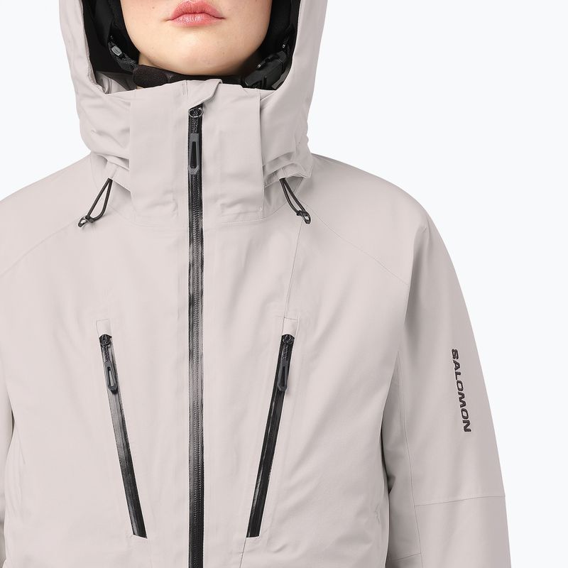 Giacca da sci da donna Salomon Brilliant 2.0 silver cloud 4