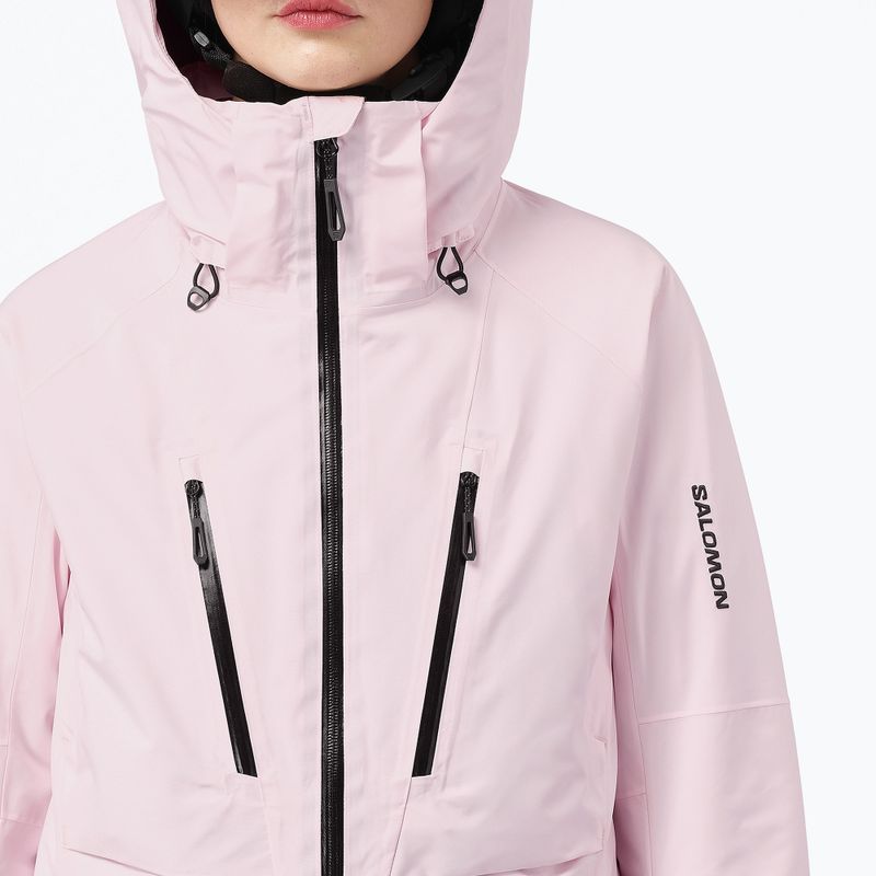 Giacca da sci da donna Salomon Brilliant 2.0 icy pink 4