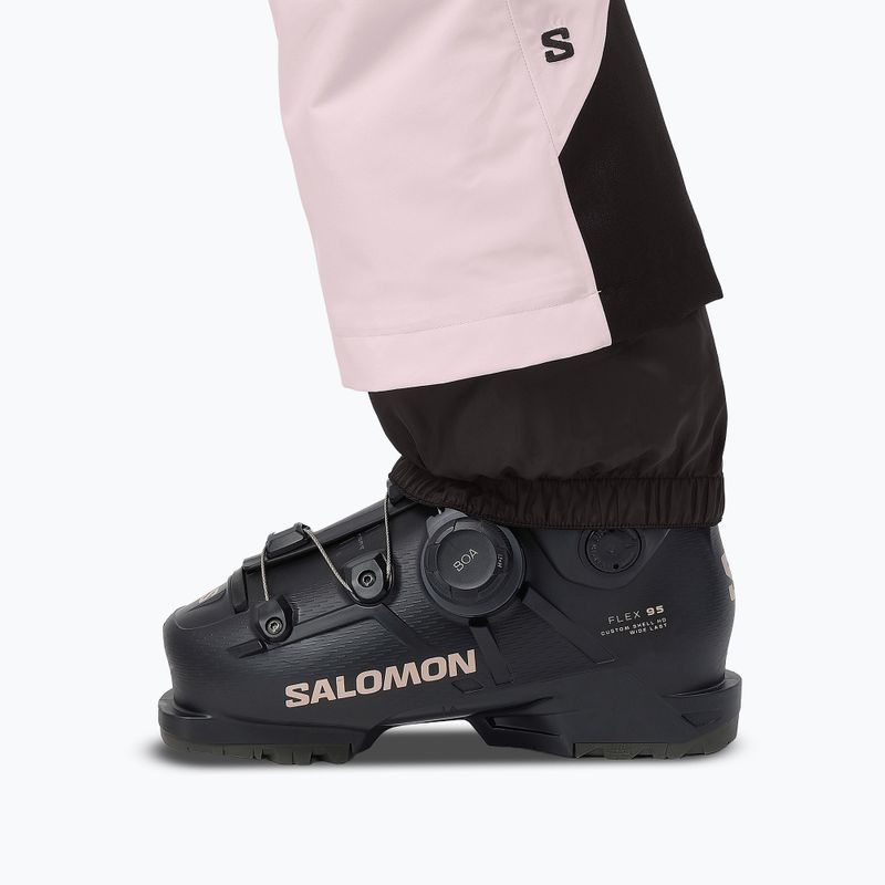 Pantaloni da sci da donna Salomon Brilliant icy pink 5