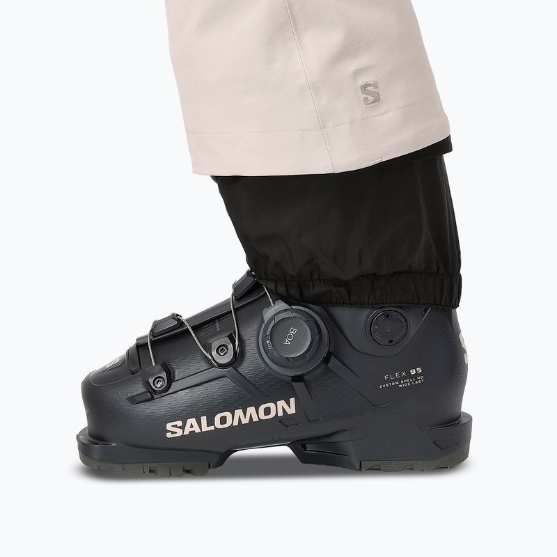 Pantaloni da sci da donna Salomon Edge silver cloud 4