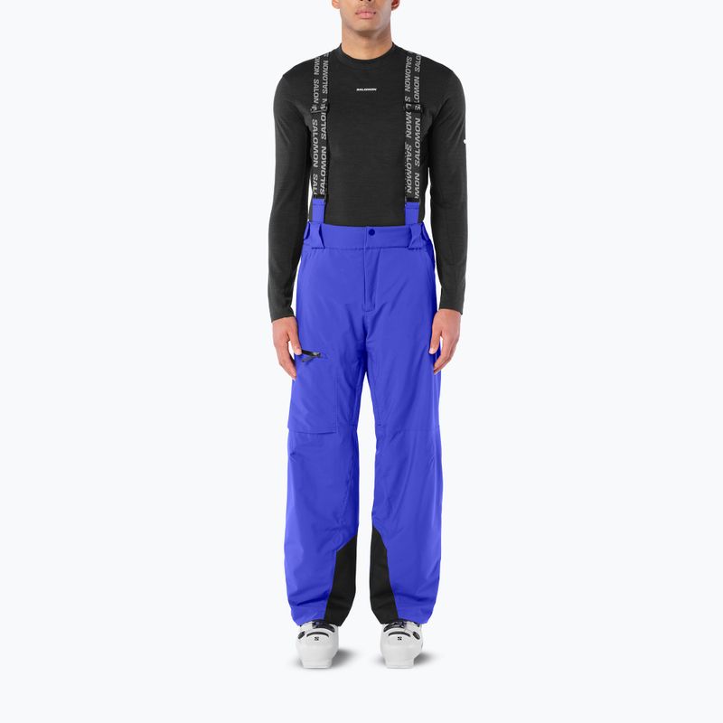 Pantaloni da sci da uomo Salomon Brilliant clematis blue