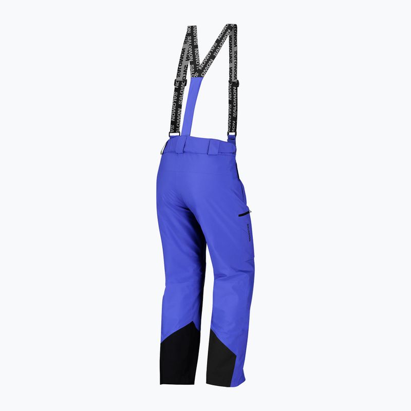Pantaloni da sci da uomo Salomon Brilliant clematis blue 7
