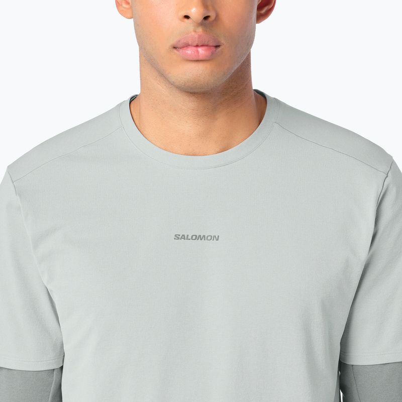 T-shirt da uomo Salomon Trackline wrought iron 3