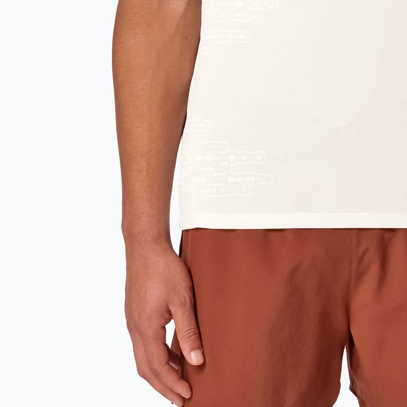 Maglia da corsa da uomo Salomon Sense Aero GFX Tee SS whisper white/raind day/bright white 3