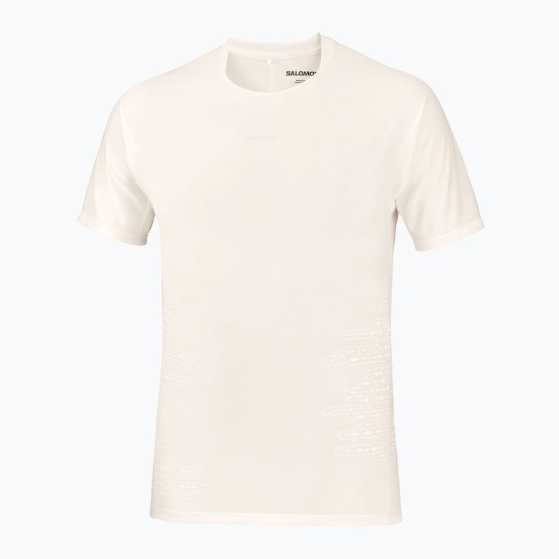 Maglia da corsa da uomo Salomon Sense Aero GFX Tee SS whisper white/raind day/bright white 5