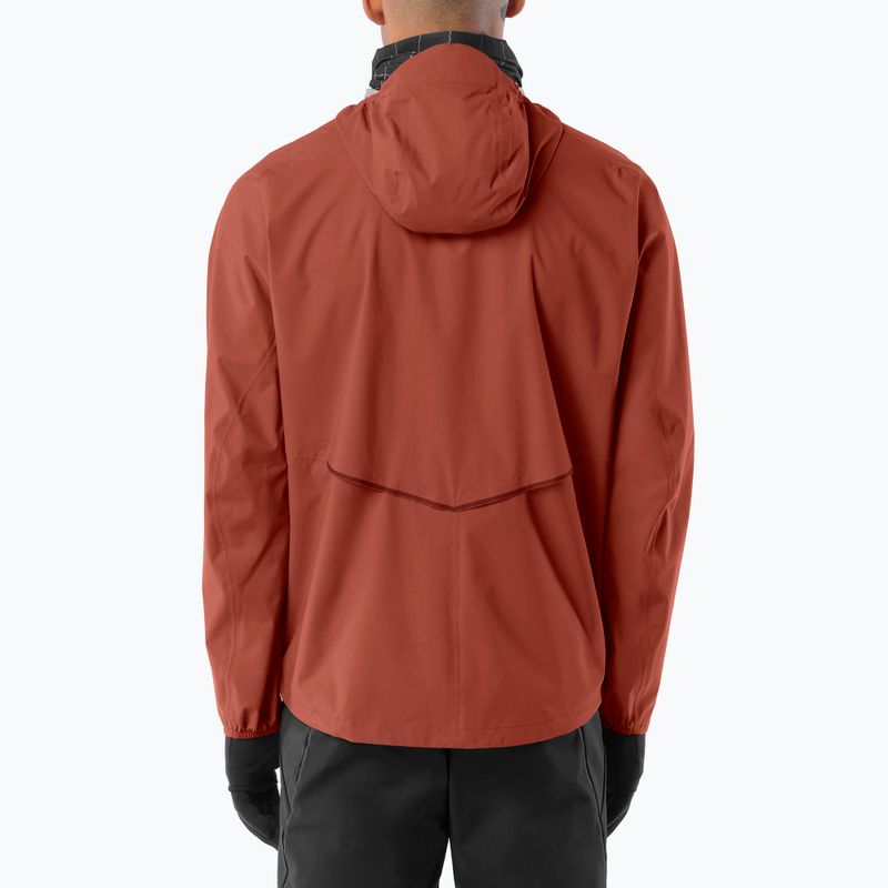 Giacca da corsa da uomo Salomon Bonatti Waterproof burnt umber 2