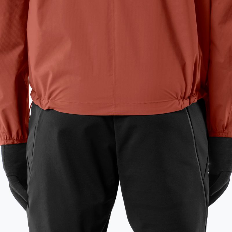 Giacca da corsa da uomo Salomon Bonatti Waterproof burnt umber 5