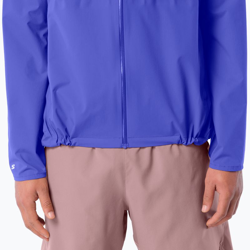 Giacca da corsa da uomo Salomon Bonatti Waterproof clematis blue 4