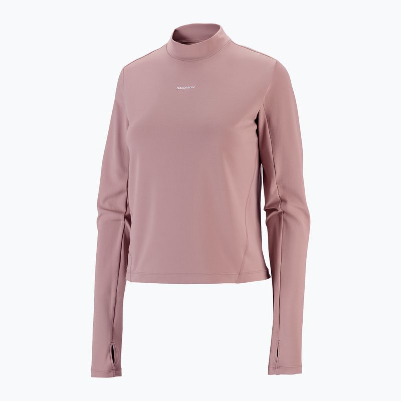 Longsleeve da running donna Salomon Bliss antler 5