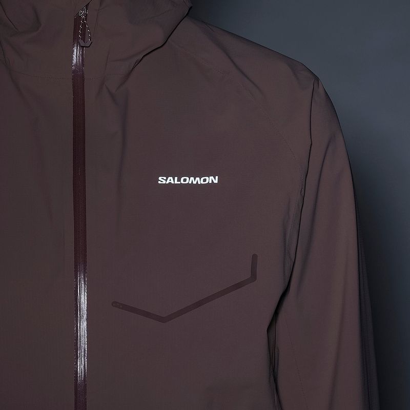 Giacca da running da donna Salomon Bonatti Waterproof antler 8