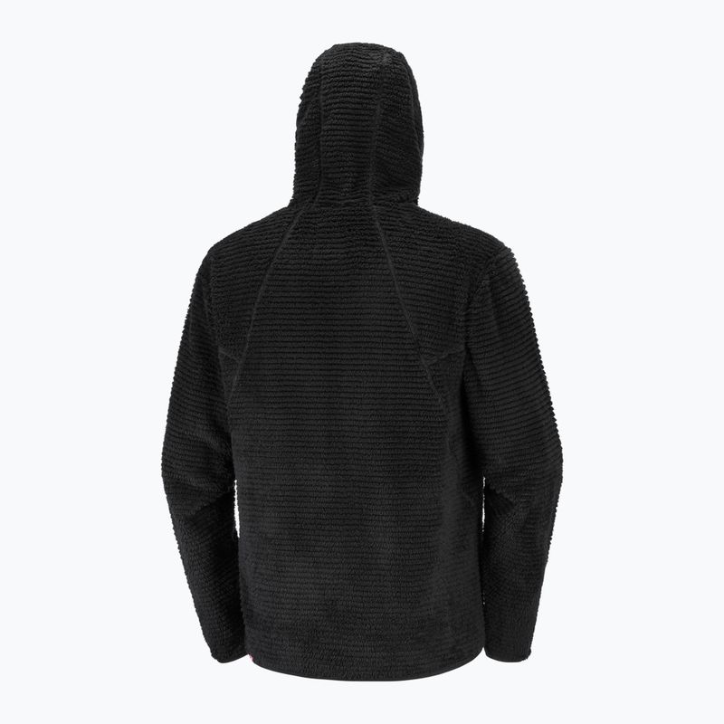 Pile uomo Salomon Thernova Fleece Hoodie deep black 7
