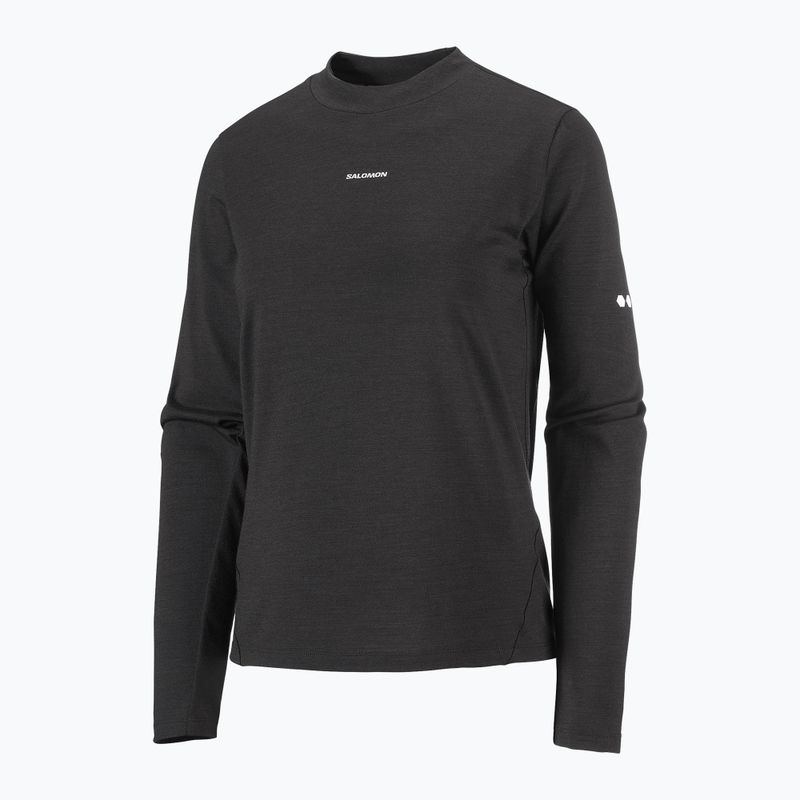 Longsleeve da running donna Salomon Sense Merino Tee LS deep black 5