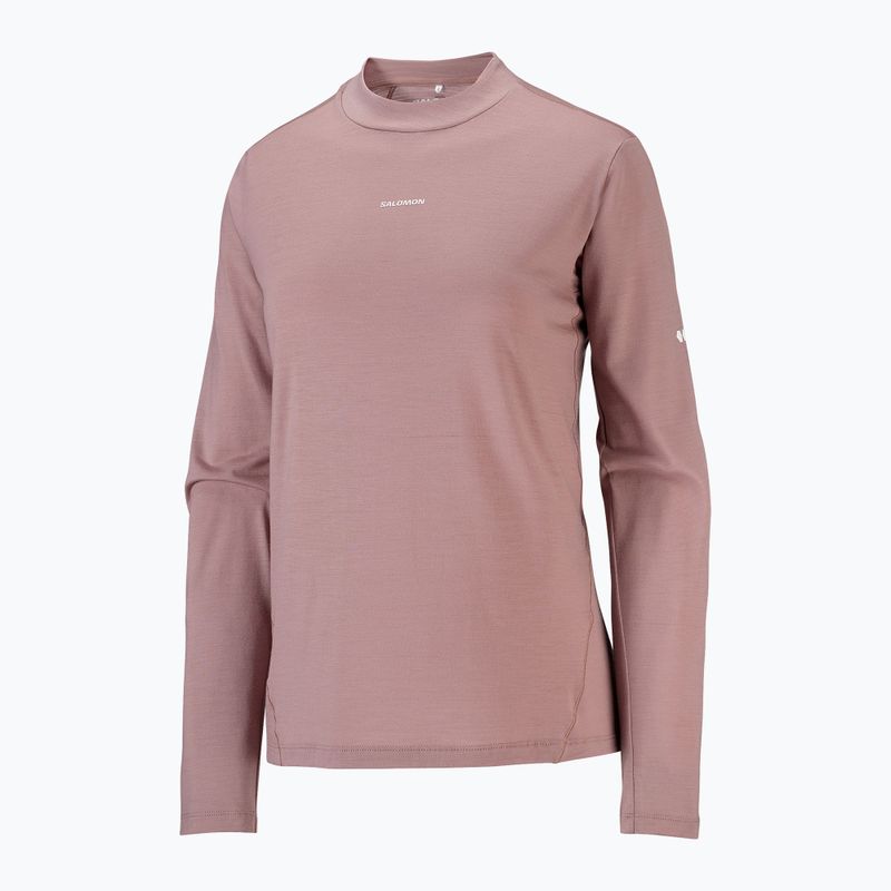 Longsleeve da running donna Salomon Sense Merino Tee LS antler 5
