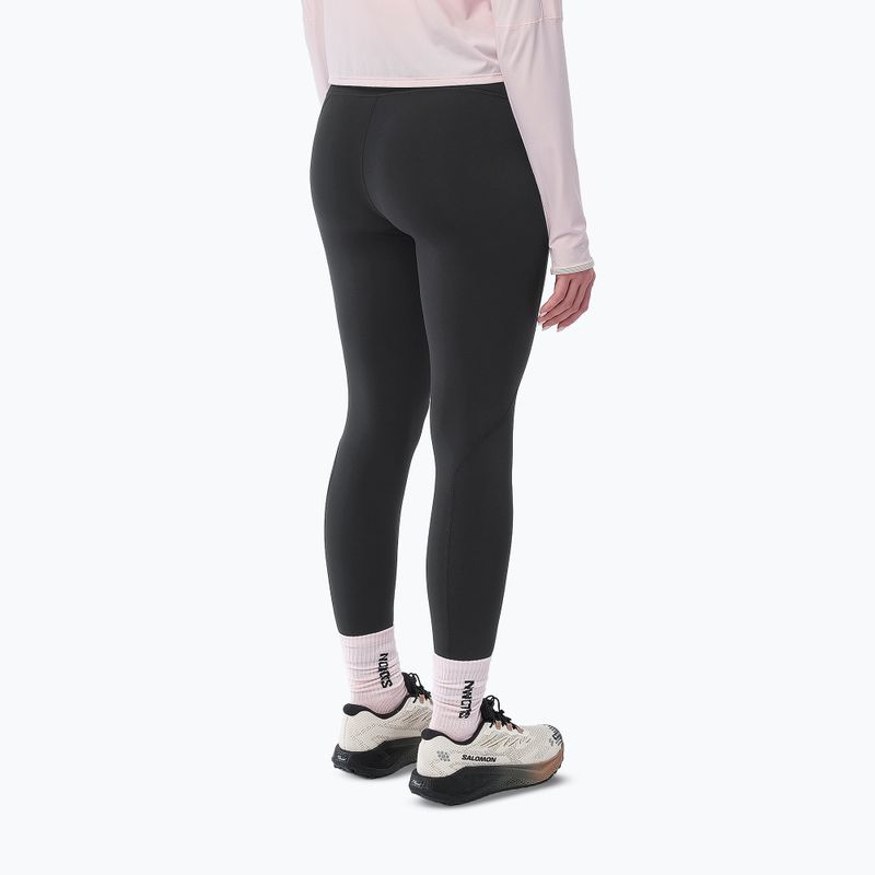 Leggings da corsa da donna Salomon Shakeout Core Warm Tights deep black 2