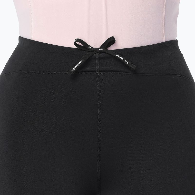 Leggings da corsa da donna Salomon Shakeout Core Warm Tights deep black 4
