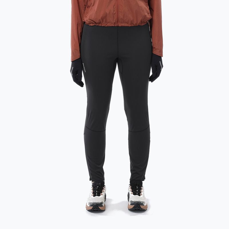 Leggings da corsa da donna Salomon Sense Softshell Tights deep black