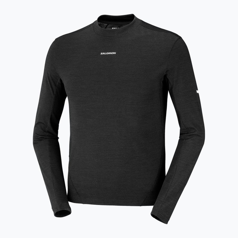 Longsleeve da running uomo Salomon Sense Merino Tee LS deep black 7