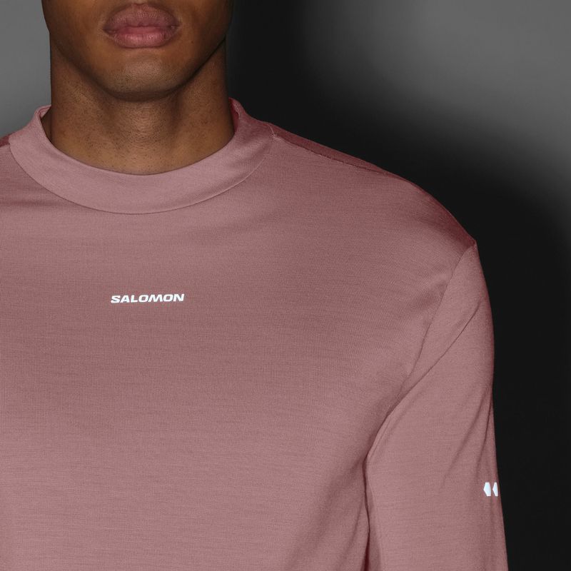 Longsleeve da running uomo Salomon Sense Merino Tee LS antler 7