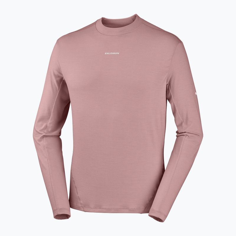 Longsleeve da running uomo Salomon Sense Merino Tee LS antler 8