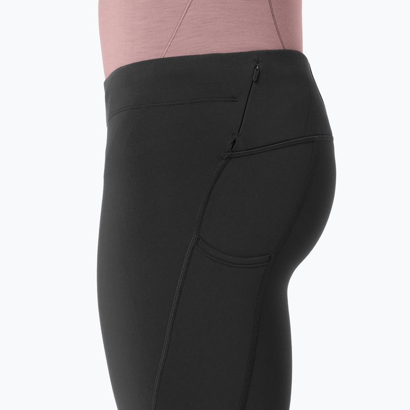 Leggings da running uomo Salomon Shakeout Core Warm Tights deep black 5