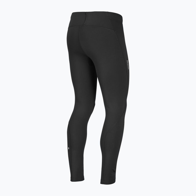 Leggings da running uomo Salomon Shakeout Core Warm Tights deep black 9