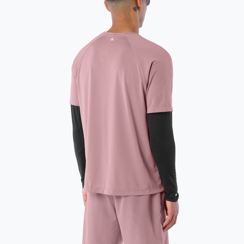 Maglia da corsa da uomo Salomon Shakeout Core SS Tee antler 2