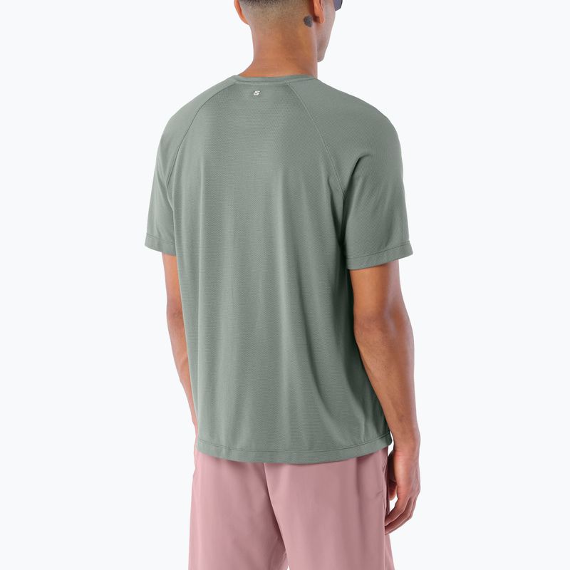 Maglia da corsa da uomo Salomon Shakeout Core SS Tee castor gray 2