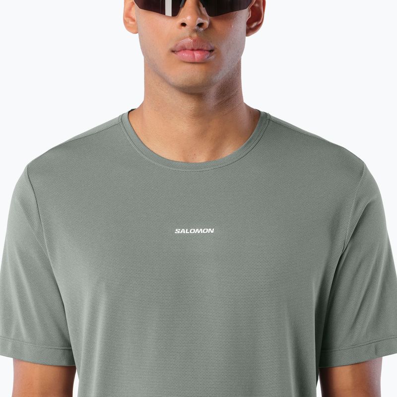 Maglia da corsa da uomo Salomon Shakeout Core SS Tee castor gray 3