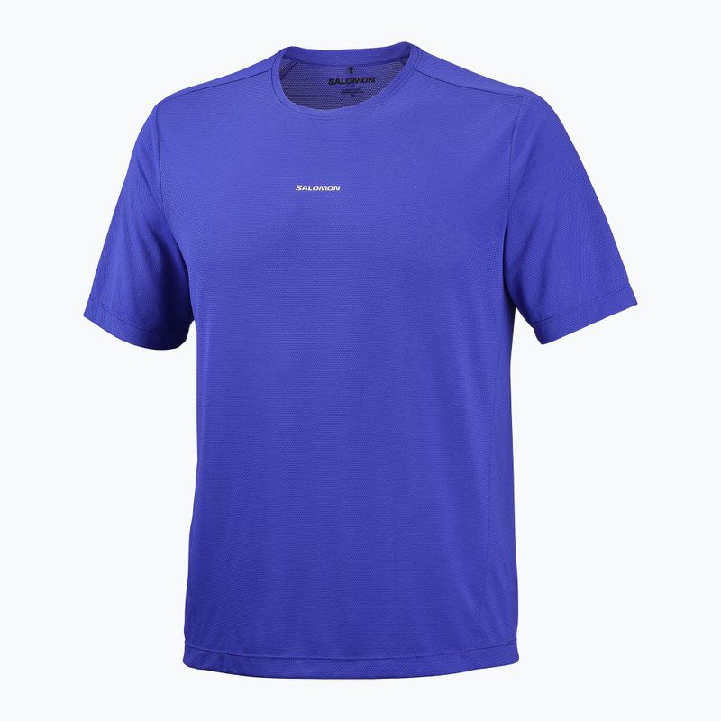 Maglia da corsa da uomo Salomon Shakeout Core SS Tee clematis blue 4