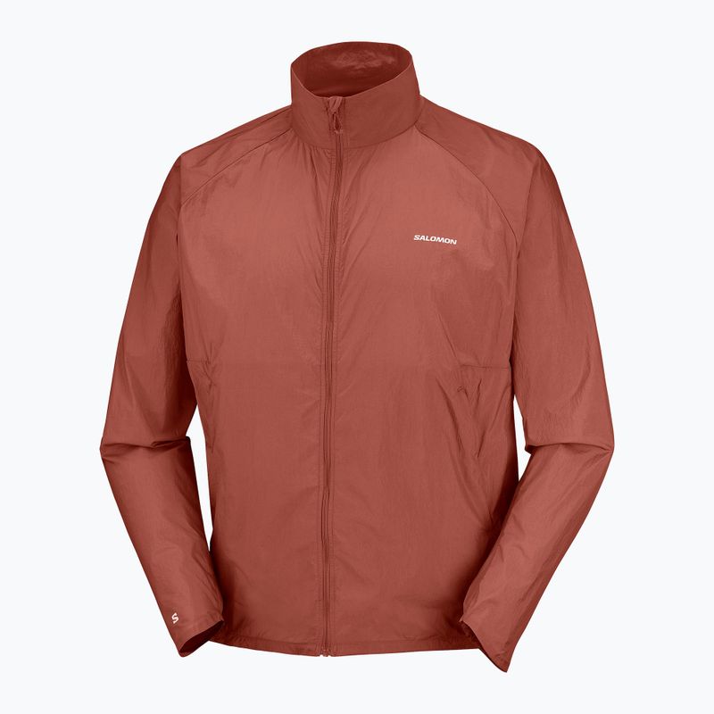 Giacca da corsa da uomo Salomon Shakeout Fly burnt umber 9