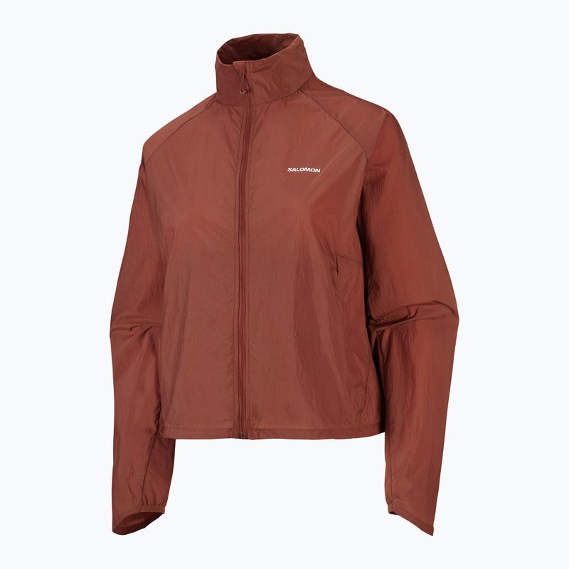 Giacca da running da donna Salomon Shakeout Fly burnt umber 6