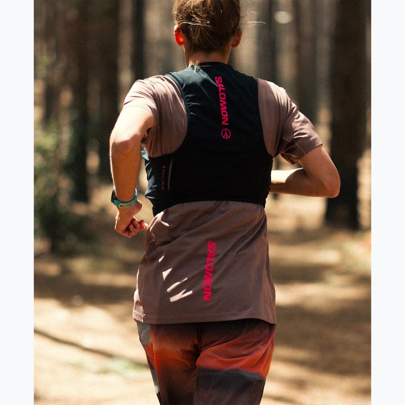 Maglia da running da donna Salomon Courtney Tee SS rose taupe 6
