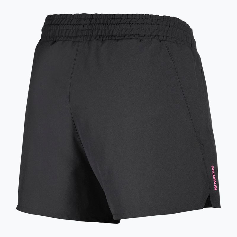 Pantaloncini da corsa da donna Salomon SHKout Courtney 4" deep black 7