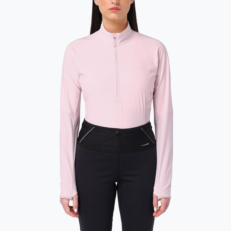 Felpa donna Salomon Sense Aero Hybrid CP PLVR icy pink