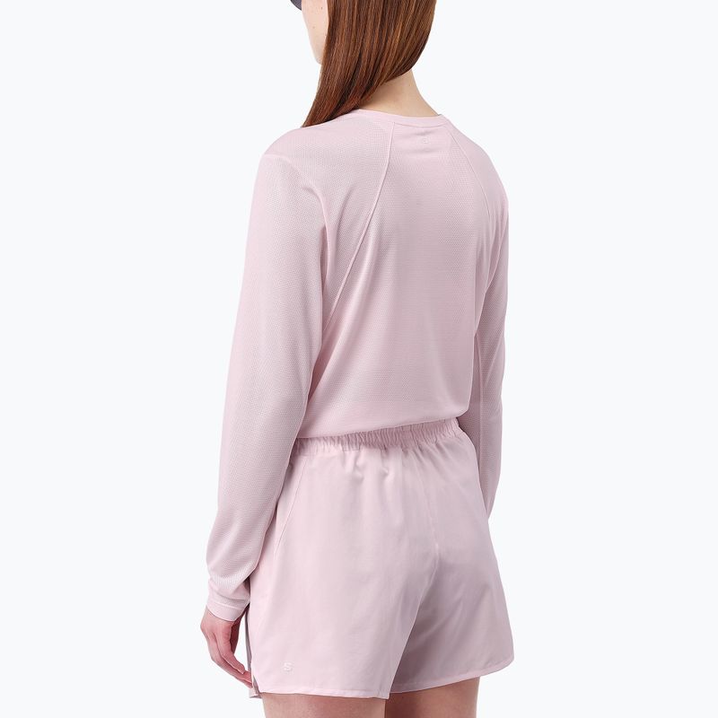 Longsleeve da running donna Salomon Shakeout Core LS Tee icy pink 2