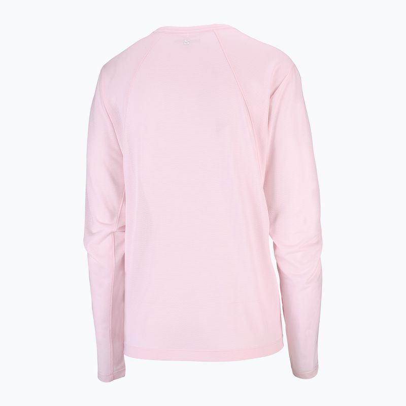 Longsleeve da running donna Salomon Shakeout Core LS Tee icy pink 5