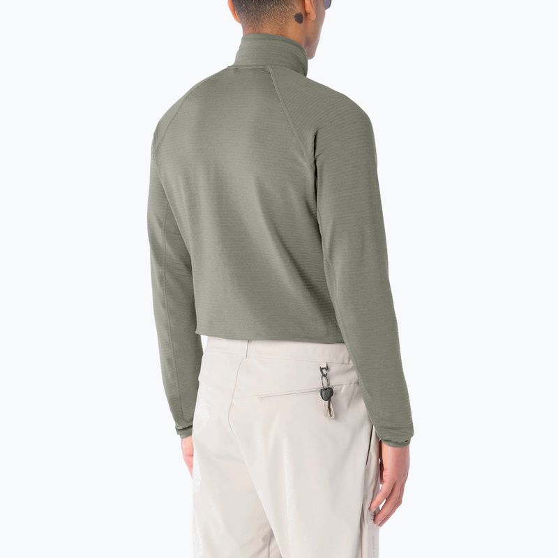 Felpa da trekking uomo Salomon Essential Lightwarm Full Zip castor gray 2
