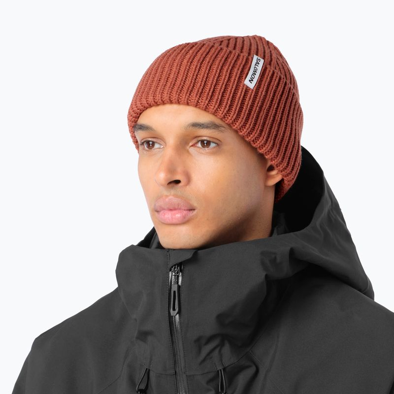 Cappello invernale Salomon Snowbird burnt umber 2
